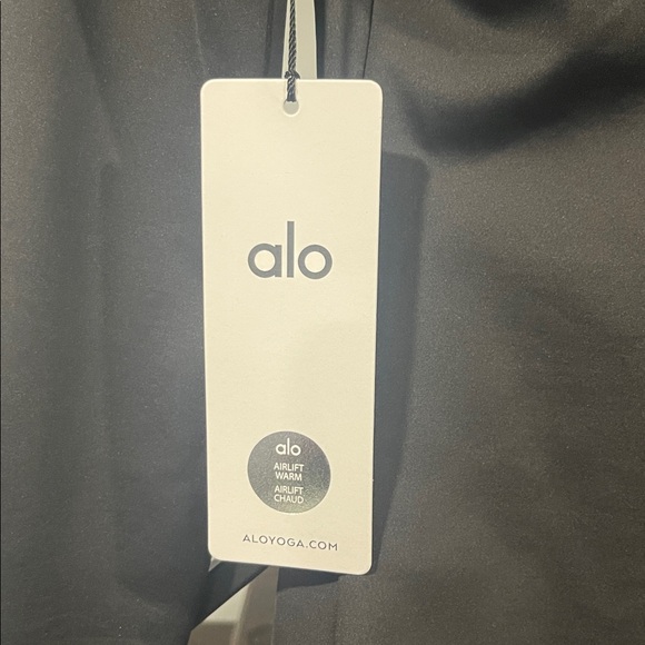 ALO Airlift Winter Warm 1/4 Zip Long Sleeve NWT XS Black Compression Ski Fleece - Picture 9 of 10